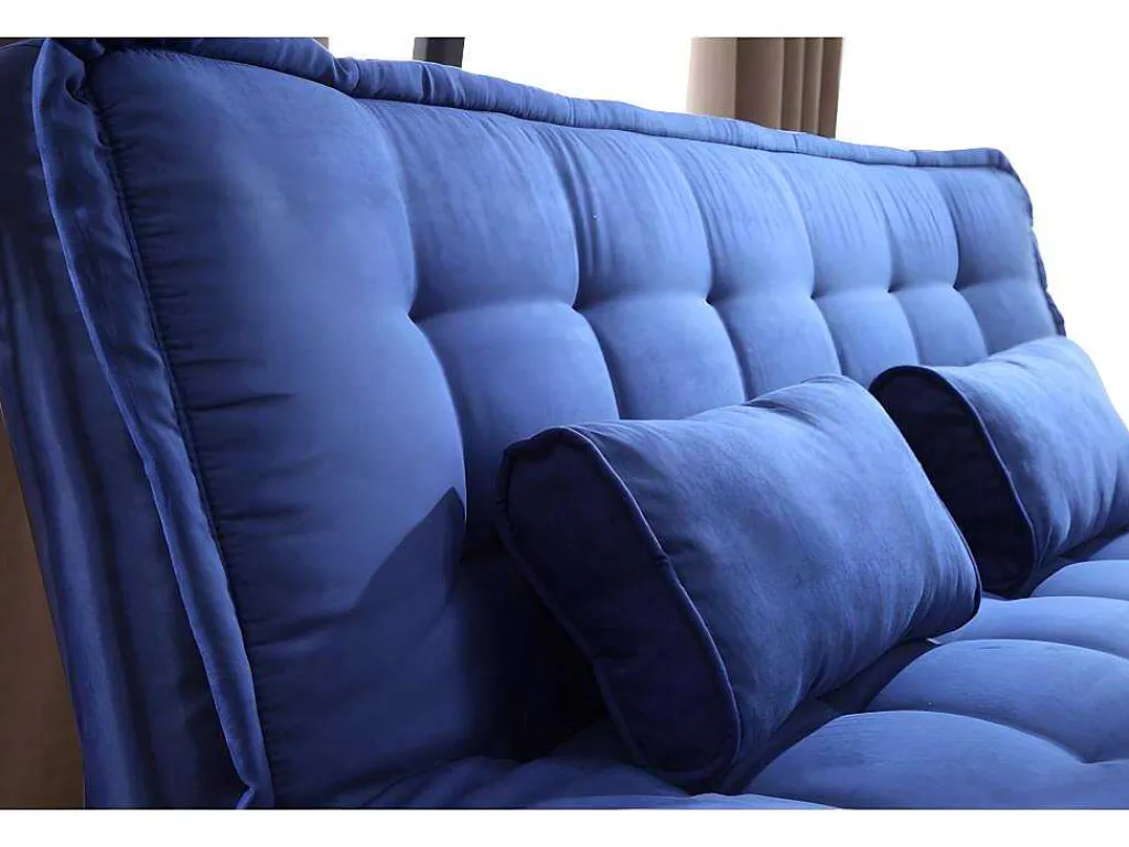Set Blauwe Slaapbank Mishan En Grijs Tapijt Bunny-Vente-unique Hot