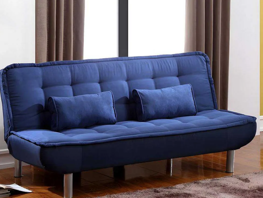 Set Blauwe Slaapbank Mishan En Grijs Tapijt Bunny-Vente-unique Hot