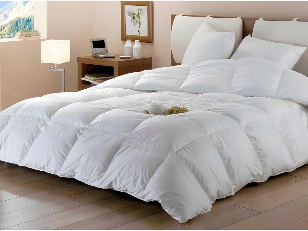 Set Dekbed Natuurlijk 240 X 260 Cm + 2 Hoofdkussens Dons Baffin 65 X 65 Cm-DODO Outlet