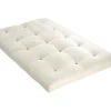 Set Lattenbodem + Futon 140 X 190 Cm - 100% Katoen - Shiva Van - Beige-DREAMEA Hot