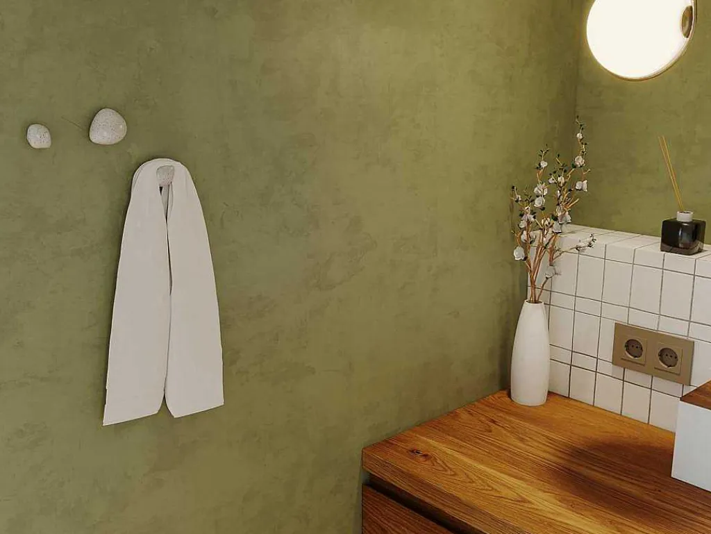 Set Van 3 Badkamerhaakjes In Terrazzo - 3 Groottes - Stochi-Vente-unique New
