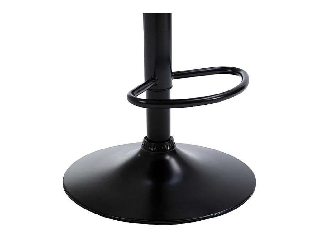 Set Van 2 Barkrukken Lima Ii - Fluweel & Metaal - Beige-Vente-unique Online