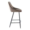 Set Van 2 Barkrukken Masurie - Fluweel - Taupe-Vente-unique Sale