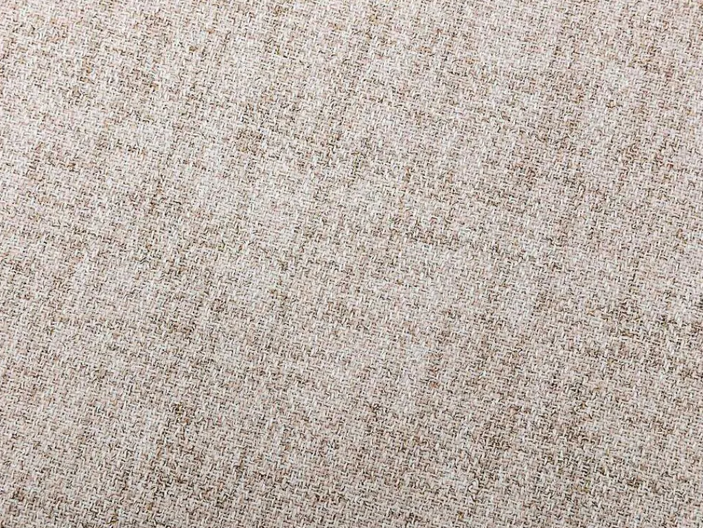 Set Van 2 Barkrukken Van Stof En Wit Metaal - Beige - Kiyola-Vente-unique Sale