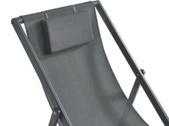 Set Van 2 Chileense Ligstoelen Van Aluminium - Antraciet - Anilio Van-MYLIA Sale