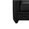 Set Van 2 Fauteuils Chesterfield Van Kunstleer - Wit-Vente-unique Hot