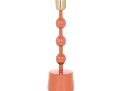 Set Van 2 Geemailleerde Aluminium Kandelaars - H.26,5 Cm En H.22 Cm - Terracotta - Parina-OZAIA Clearance