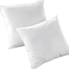 Set Van 2 Gerecyclede Hoofdkussens 60 X 60 Cm Van - 100% Microvezel Hoes - Rosa-DREAMEA