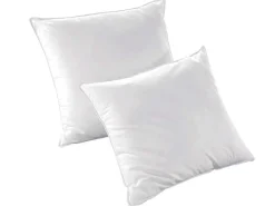 Set Van 2 Gerecyclede Hoofdkussens 60 X 60 Cm Van - 100% Microvezel Hoes - Rosa-DREAMEA
