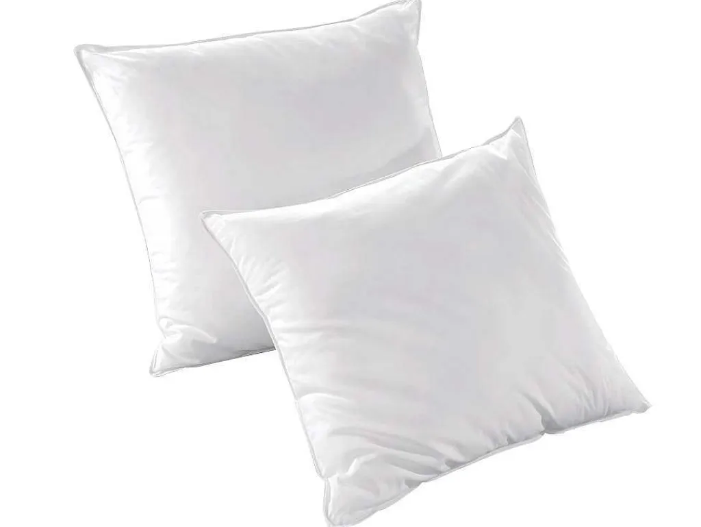 Set Van 2 Gerecyclede Hoofdkussens 60 X 60 Cm Van - 100% Microvezel Hoes - Rosa-DREAMEA