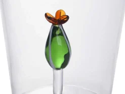 Set Van 4 Glazen Met Cactus - Transparant En Groen - O8 X H10 Cm - Puntia-OZAIA New