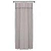 Set Van 2 Gordijnen Van Katoen En Linnen - 140 X 280 Cm - Taupegrijs - Borina-OZAIA Hot