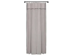 Set Van 2 Gordijnen Van Katoen En Linnen - 140 X 280 Cm - Taupegrijs - Borina-OZAIA Hot