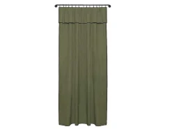 Set Van 2 Gordijnen Van Katoen En Linnen - 140 X 280 Cm - Kaki - Borina-OZAIA Best