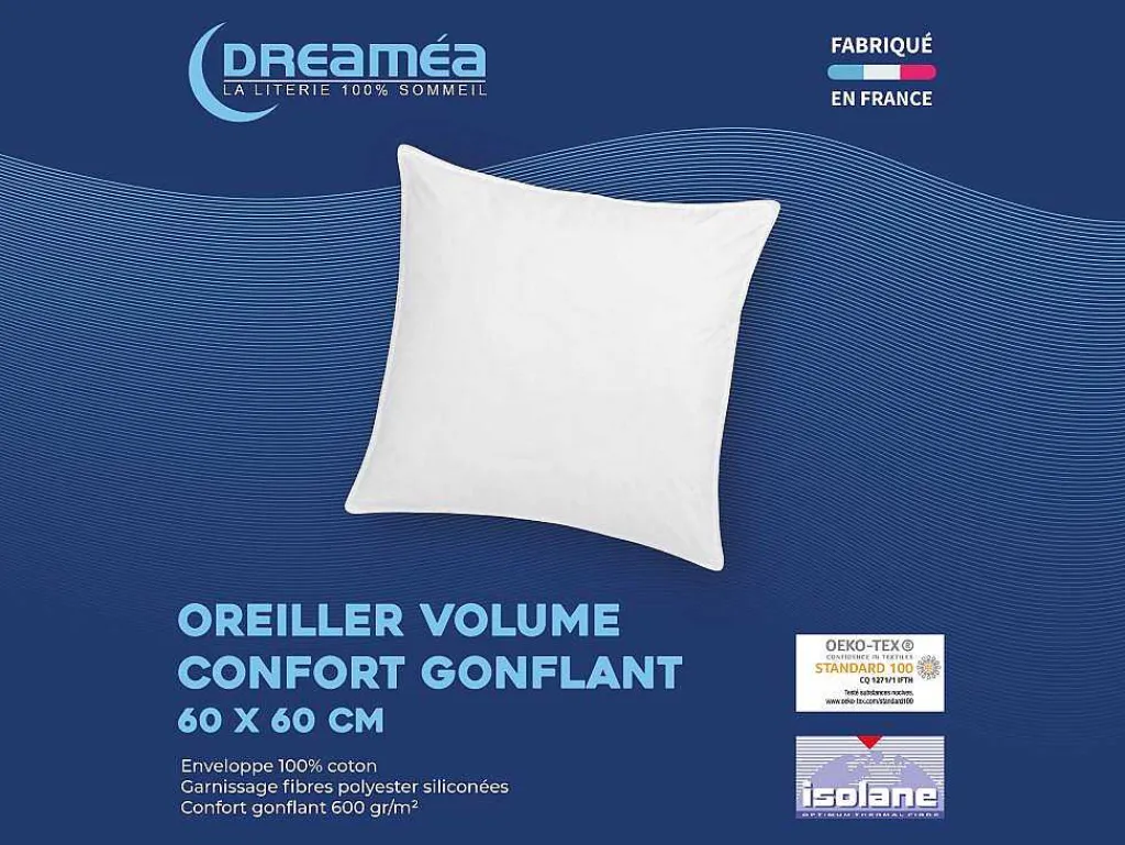 Set Van 2 Hoofdkussens 60 X 60 Cm Van - 600 Gr - Marin-DREAMEA Sale