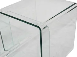 Set Van 3 Inschuifbare Bijzettafels Minka - Glas-Vente-unique Clearance
