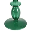 Set Van 2 Kandelaars - D9 X H21 Cm En D9 X H18,5 Cm - Glas - Groen - Kandie-OZAIA New