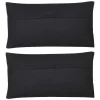 Set Van 2 Katoenen En Jute Kussens - 30 X 60 Cm - Naturel En Zwart - Natura-OZAIA Outlet