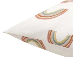Set Van 2 Katoenen Regenboogkussens - 45 X 45 Cm - Veelkleurig - Archy-OZAIA