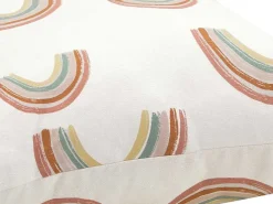 Set Van 2 Katoenen Regenboogkussens - 45 X 45 Cm - Veelkleurig - Archy-OZAIA