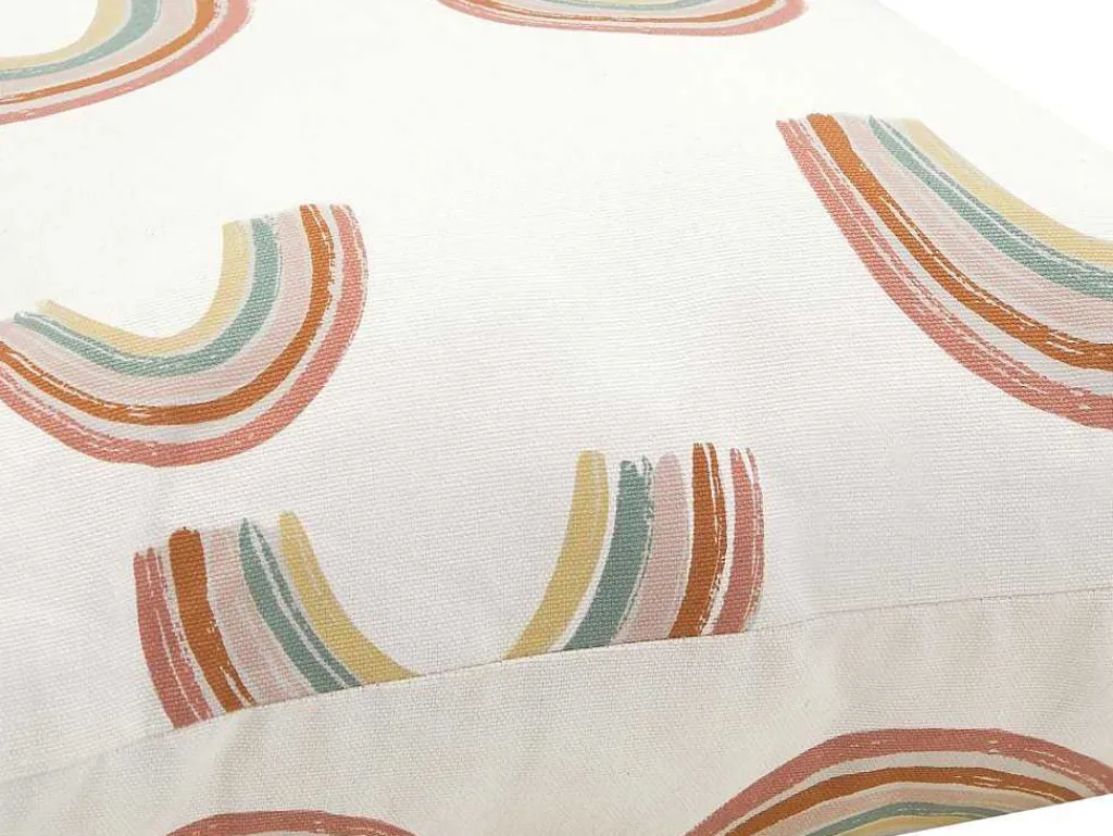 Set Van 2 Katoenen Regenboogkussens - 45 X 45 Cm - Veelkleurig - Archy-OZAIA