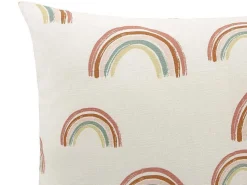 Set Van 2 Katoenen Regenboogkussens - 45 X 45 Cm - Veelkleurig - Archy-OZAIA