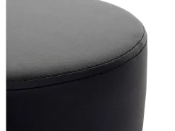 Set Van 2 Krukken Mcw-C22, Kunstleer, Zwart-Vente-unique Clearance