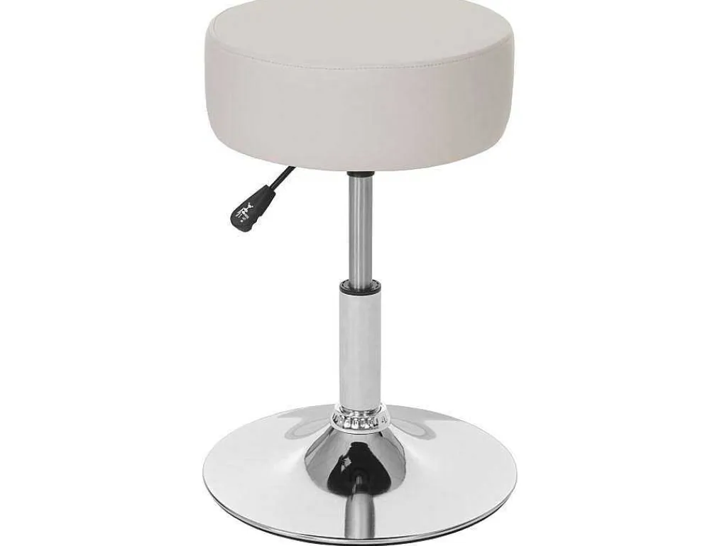 Set Van 2 Krukken Mcw-C22, Kunstleer, Creme-Vente-unique Sale