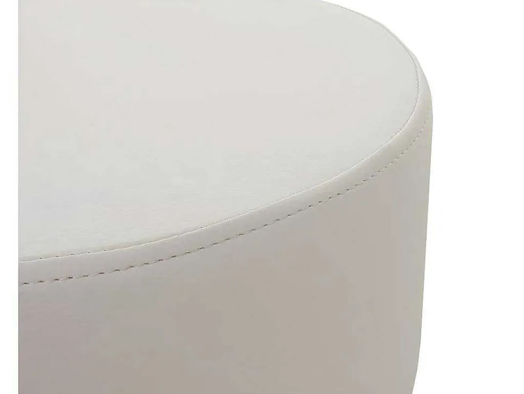 Set Van 2 Krukken Mcw-C22, Kunstleer, Creme-Vente-unique Sale