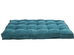 Set Van 1 Matras + 2 Palletkussens Van Ribfluweel - Blauw - Baila-OZAIA Clearance