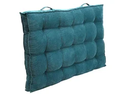 Set Van 1 Matras + 2 Palletkussens Van Ribfluweel - Blauw - Baila-OZAIA Clearance