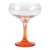 Set Van 6 Oranje Cocktailglazen Op Voet 32 Cl - D. 6.5 X H. 20 Cm - Coraly-OZAIA Outlet