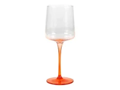 Set Van 6 Oranje Wijnglazen Op Voet 27 Cl - D. 9,5 X H.13Cm - Coraly-OZAIA Best