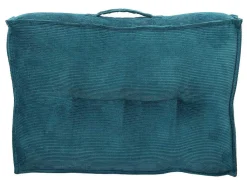 Set Van 2 Palletkussens Van Ribfluweel - L60 X D40 Cm - Blauw - Baila-OZAIA