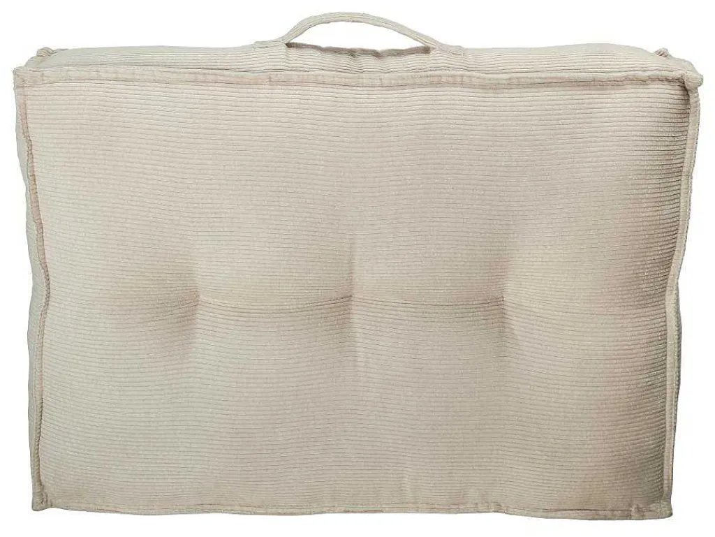 Set Van 2 Palletkussens Van Ribfluweel - L60 X D40 Cm - Beige - Baila-OZAIA Discount