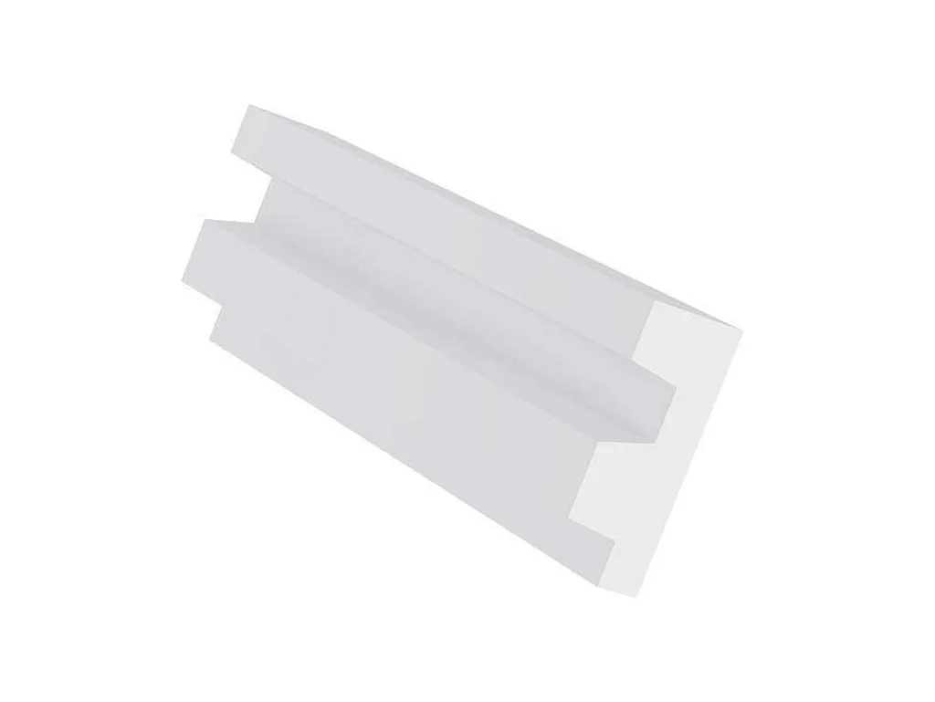 Set Van 3 Plinten Van Polystyreen L290 X H5 Cm Wit - Ardeo-Vente-unique