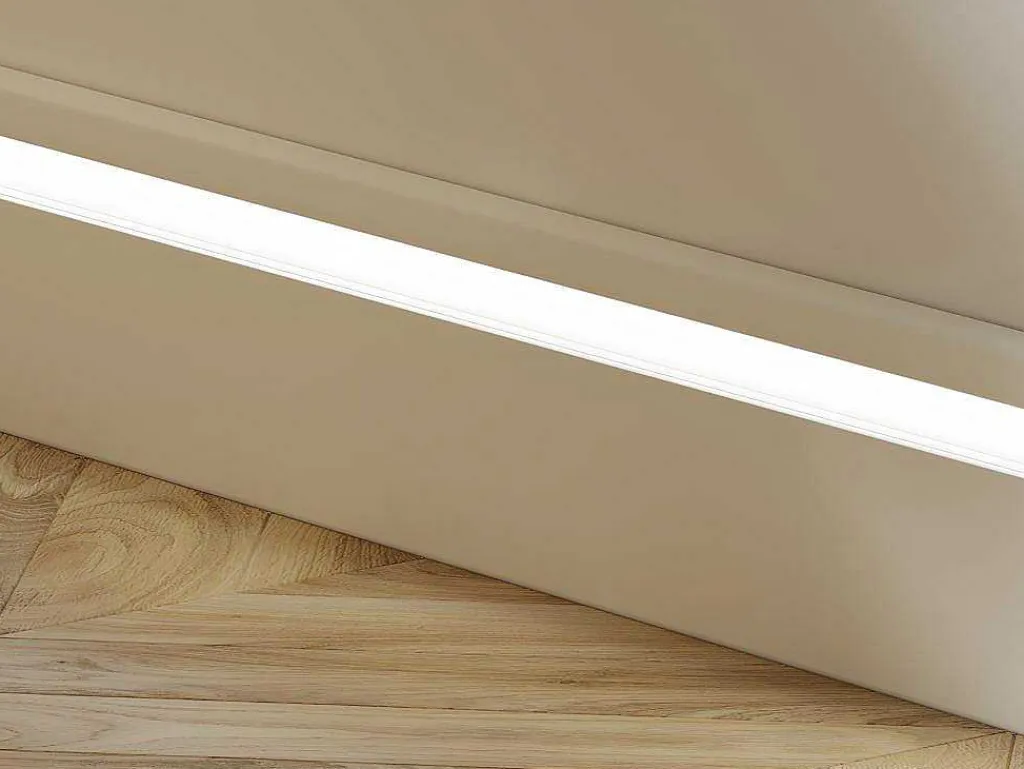 Set Van 3 Plinten Van Polystyreen L290 X H12 Cm Wit - Ateno-Vente-unique Hot