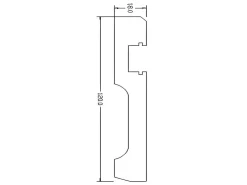 Set Van 3 Plinten Van Polystyreen L290 X H12 Cm Wit - Ateno-Vente-unique Hot