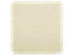 Set Van 4 Servetten Met Franje - Katoen - 45 X 45 Cm - Beige - Pola-OZAIA Clearance