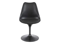 Set Van 2 Stoelen In Polypropeen, Kunstleer En Metaal - Zwart - Xafy-Vente-unique Hot