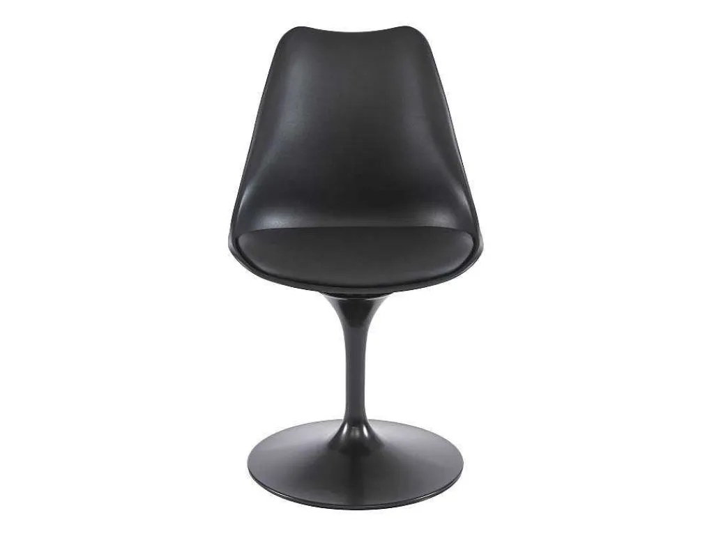 Set Van 2 Stoelen In Polypropeen, Kunstleer En Metaal - Zwart - Xafy-Vente-unique Hot