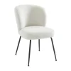 Set Van 2 Stoelen In Ribfluweel En Metaal - Wit - Polpona Van Pascal Morabito-Vente-unique Online
