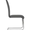 Set Van 4 Stoelen Lirica - Grijs Kunstleer-Vente-unique Discount