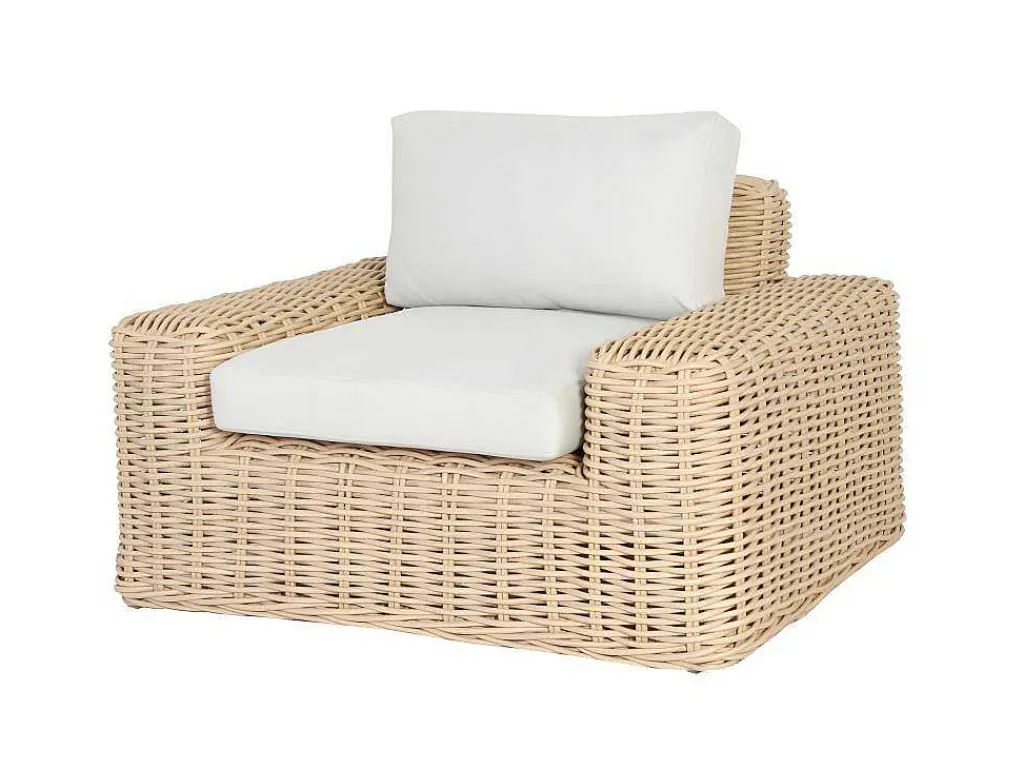 Set Van 2 Tuinstoelen Obidos Van Gevlochten Hars-MYLIA Discount