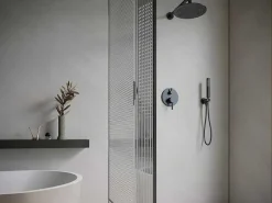 Set Van Inbouwdouche Met Mechanische Mengkraan - Mat Zwart - Tamise-Shower & Design Outlet