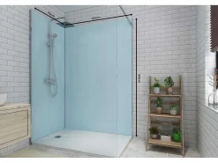 Set Van Twee Douchewandpanelen Inclusief Profielen- L90Cm X L120Cm X H210 Cm-Shower & Design