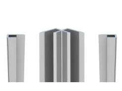 Set Van Twee Douchewandpanelen Inclusief Profielen- L90Cm X L120Cm X H210 Cm-Shower & Design