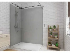 Set Van Twee Douchewandpanelen Inclusief Profielen- L90Cm X L120Cm X H210 Cm-Shower & Design Online