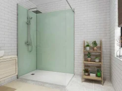 Set Van Twee Douchewandpanelen Inclusief Profielen - L90Cm X L120Cm X H210 Cm-Shower & Design Discount