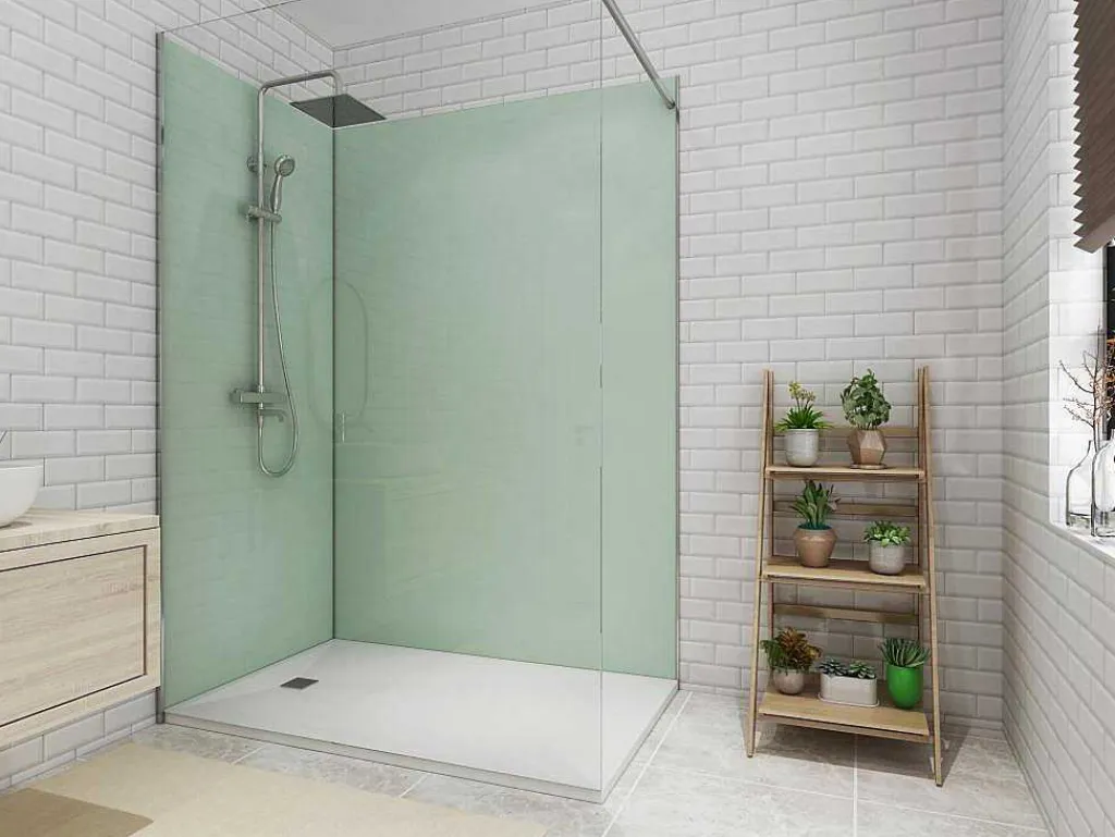 Set Van Twee Douchewandpanelen Inclusief Profielen - L90Cm X L120Cm X H210 Cm-Shower & Design Discount